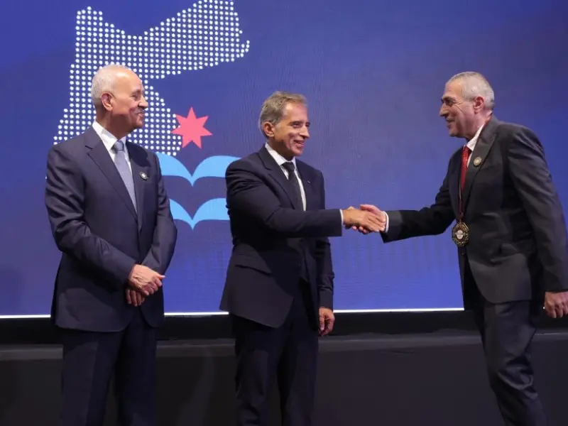 Honoring Northern Cement Company among the distinguished Jordanian industrial companies